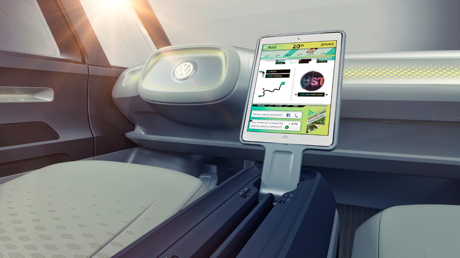 Technology included with Volkswagen's I.D. Buzz