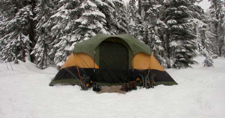 Winter camping